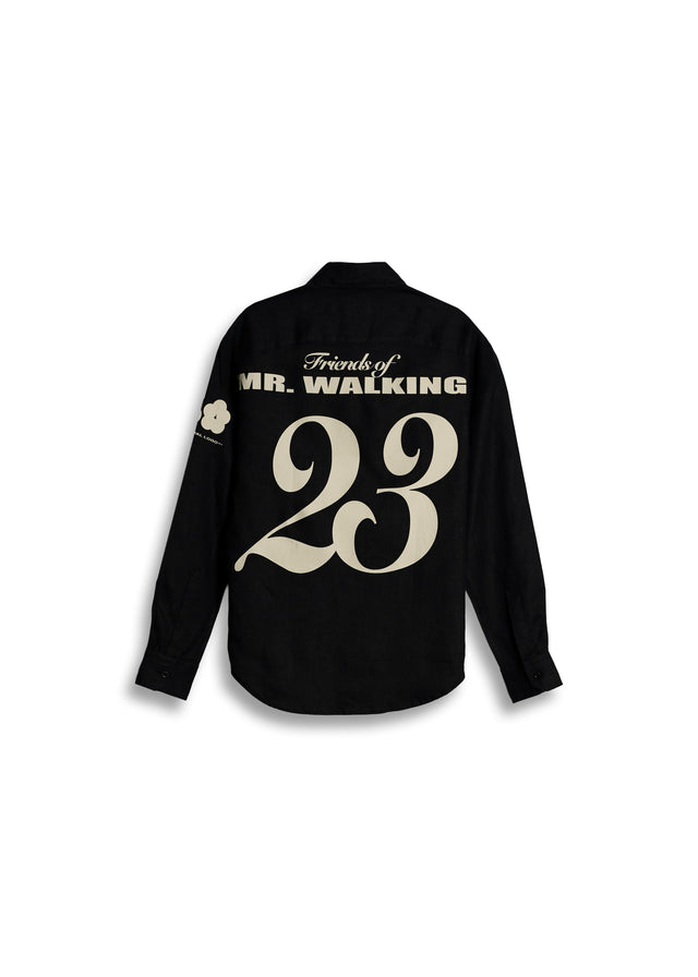 FRIENDS OF MR. WALKING SHIRT IN BLACK [UNISEX]