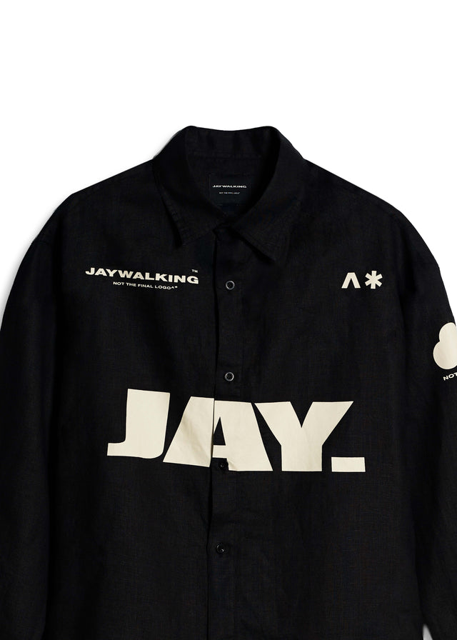 FRIENDS OF MR. WALKING SHIRT IN BLACK [UNISEX]