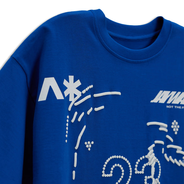 FLOWER POT 3.0 T-SHIRT IN BLUE [UNISEX]