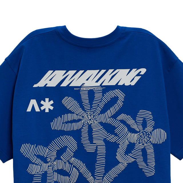 FLOWER POT 3.0 T-SHIRT IN BLUE [UNISEX]