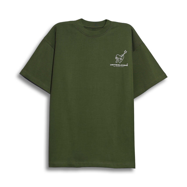 SMALL TATTOOS T-SHIRT IN GREEN [UNISEX]