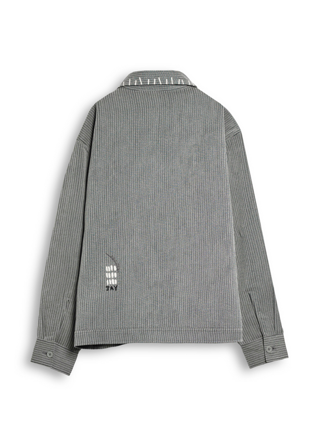 DANCING MAN SHACKET IN GREY [UNISEX]