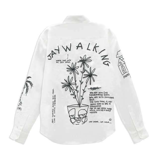 HOME SHIRT IN WHITE [UNISEX]