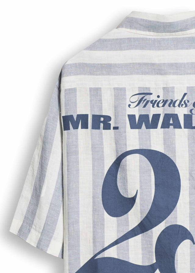 FOMW SHORT SLEEVE STRIPER SHIRT IN BLUE [UNISEX]