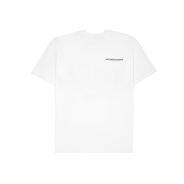 TYPO ART FACE T-SHIRT IN WHITE [UNISEX]