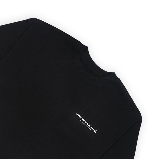 TYPO ART FACE T-SHIRT IN BLACK [UNISEX]
