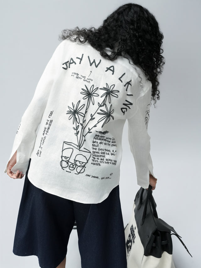 HOME SHIRT IN WHITE [UNISEX]
