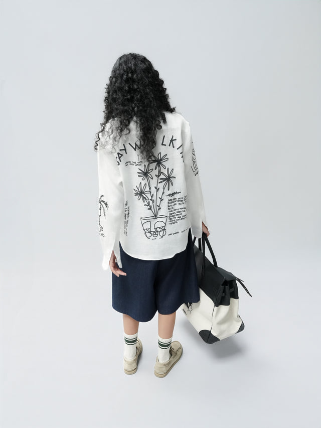 HOME SHIRT IN WHITE [UNISEX]