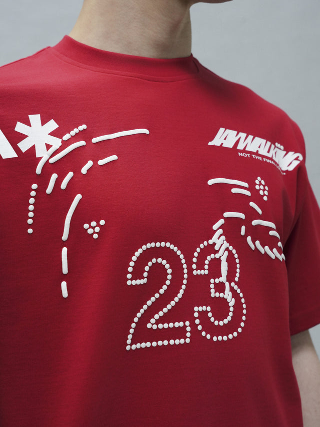FLOWER POT 3.0 T-SHIRT IN RED [UNISEX]