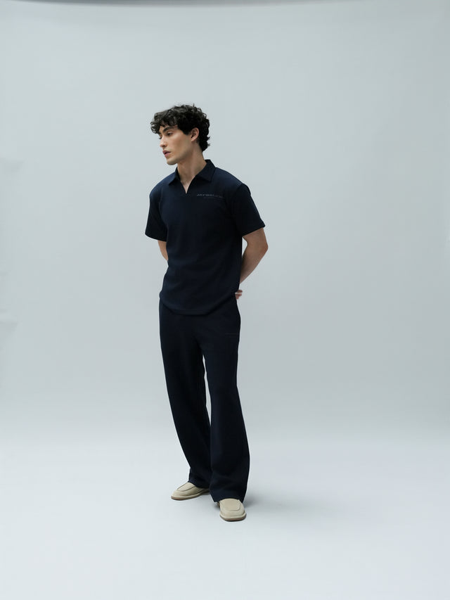 RICH POLO IN NAVY BLUE [UNISEX]