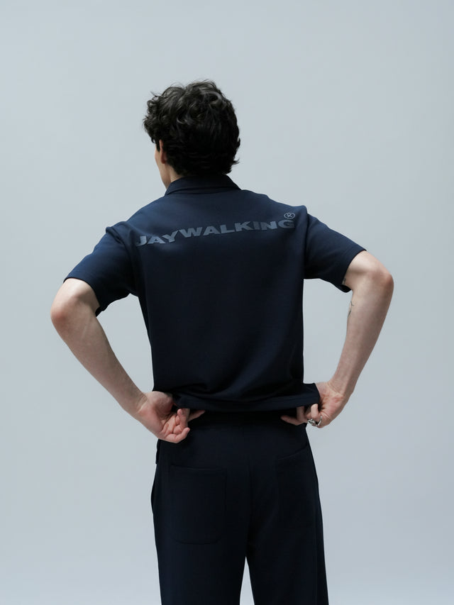 RICH POLO IN NAVY BLUE [UNISEX]