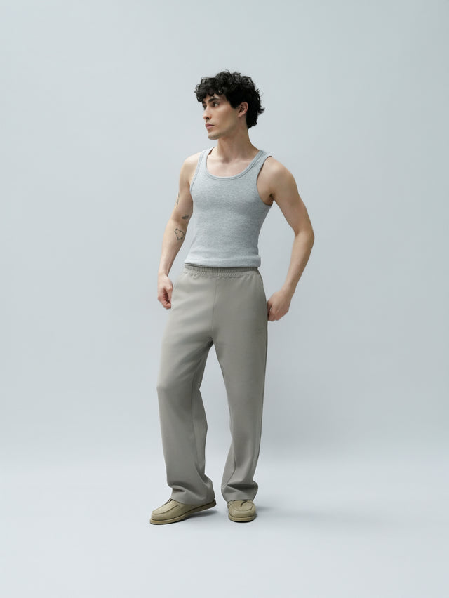 RICH TRACK PANT IN OYSTER GREY [UNISEX]