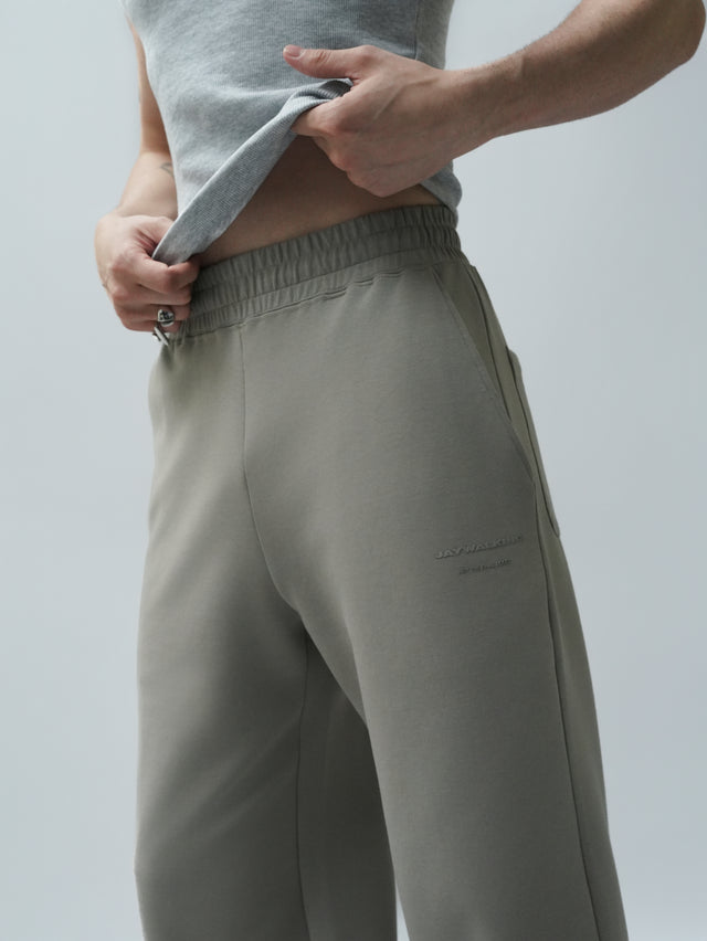RICH TRACK PANT IN OYSTER GREY [UNISEX]