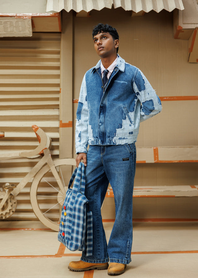 RUIN JACKET IN BLUE