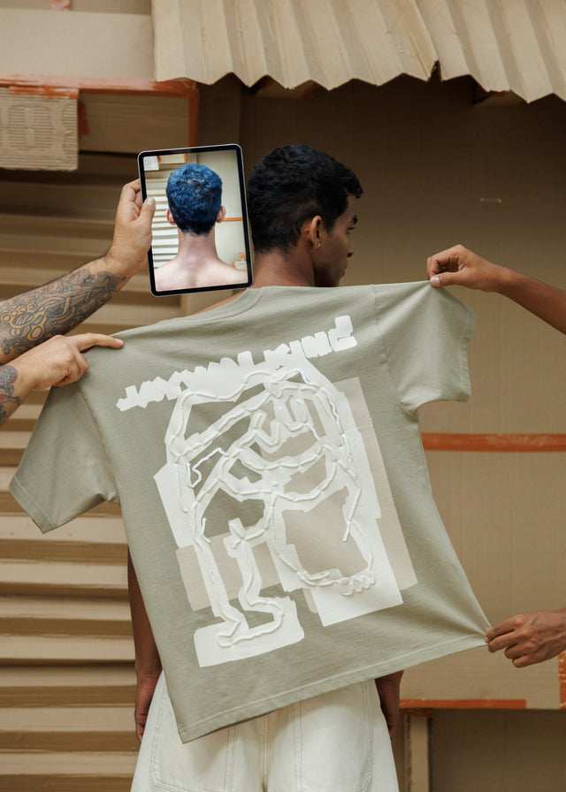 BEAUTIFUL LADY COVERUP T-SHIRT IN TIMBERWOOD [UNISEX]