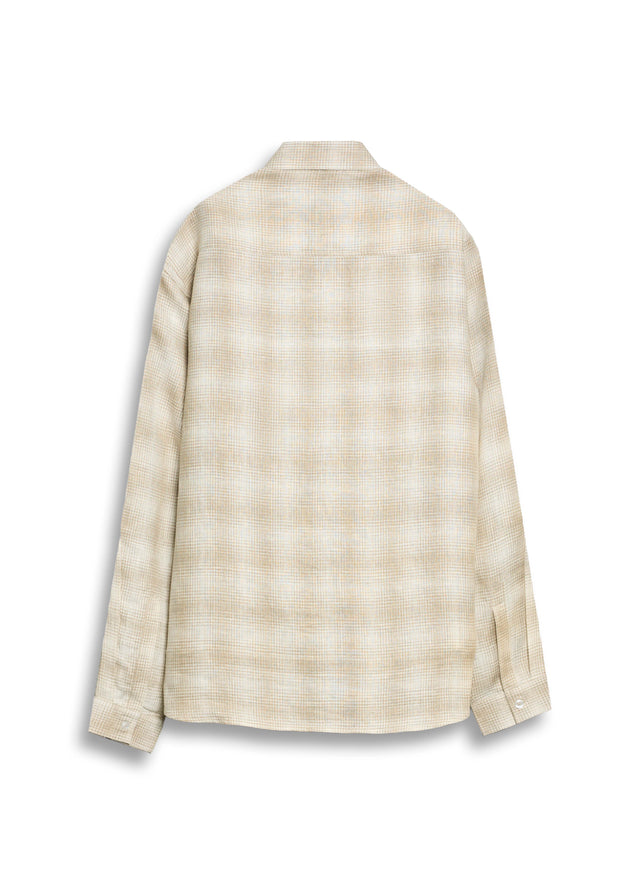 MONALI SHAH LINEN SHIRT IN BROWN