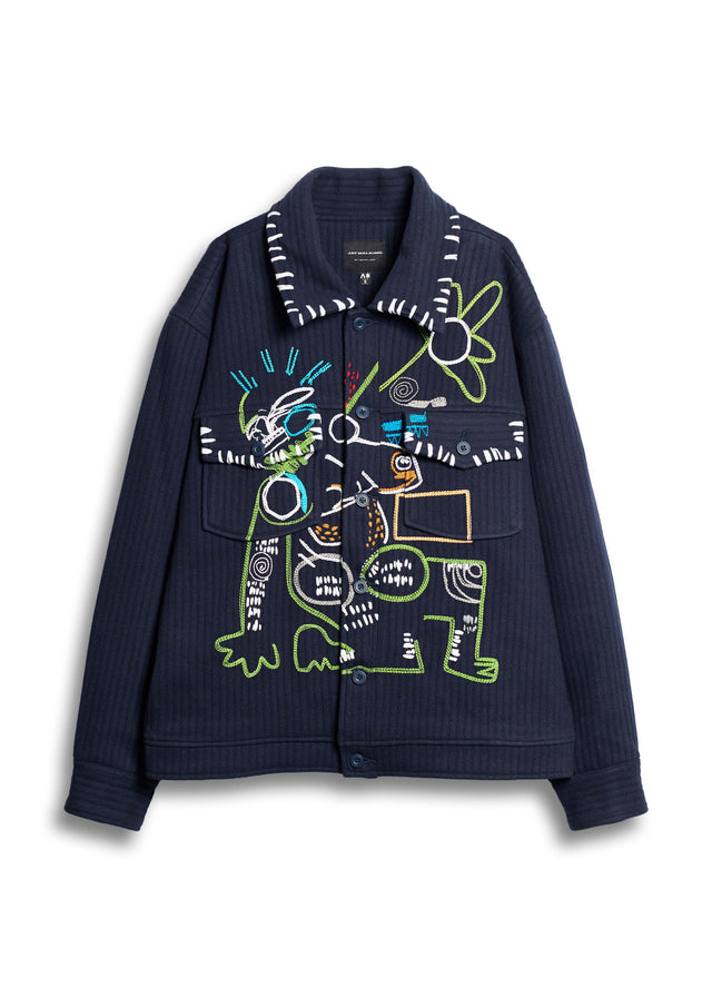 DANCING MAN SHACKET IN BLUE