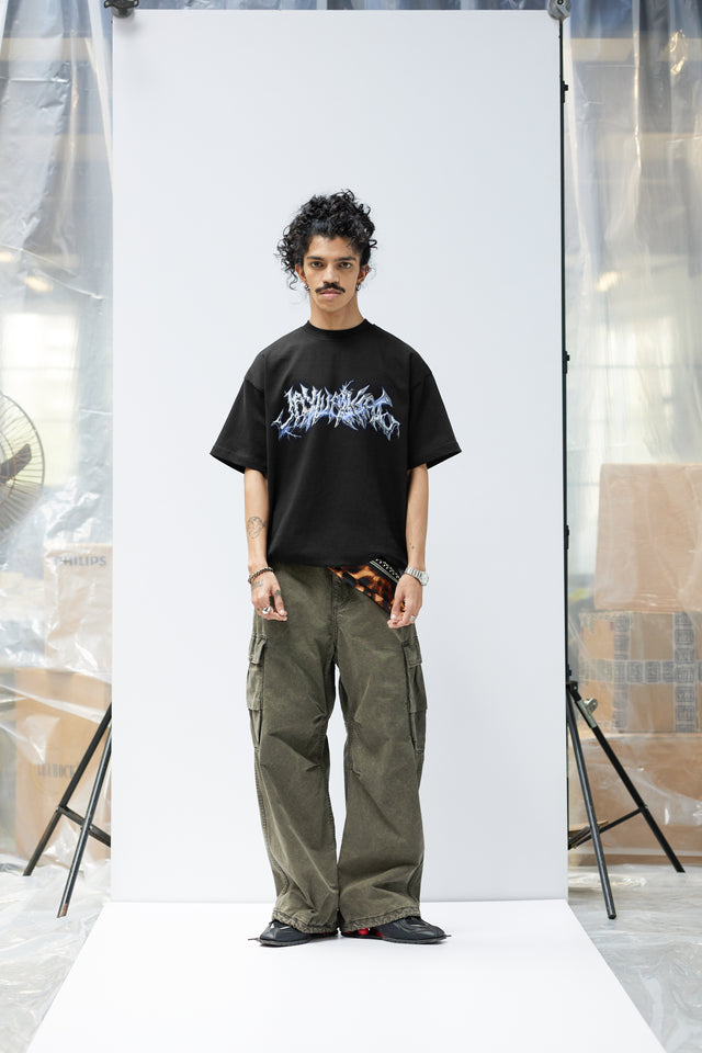CHROME T-SHIRT IN BLACK [UNISEX]