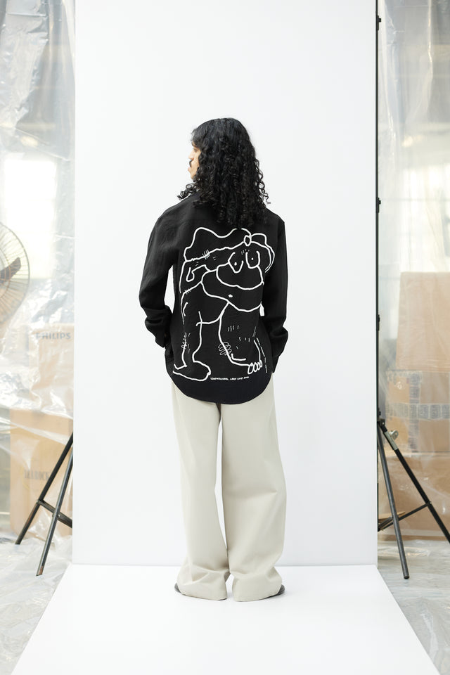 BEAUTIFUL LADY SHIRT IN BLACK [UNISEX]