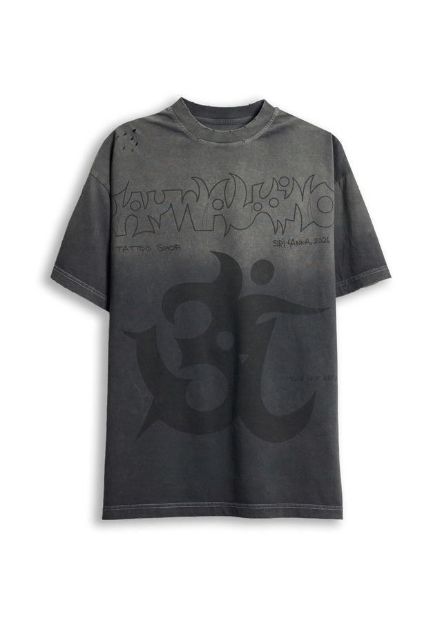 OMBRE WASHED T-SHIRT[UNISEX]