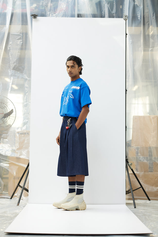FLOWER POT 3.0 T-SHIRT IN BLUE [UNISEX]
