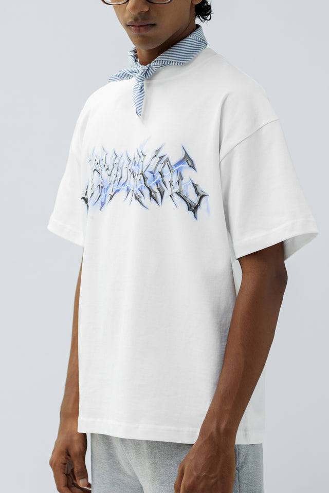 CHROME T-SHIRT IN WHITE [UNISEX]