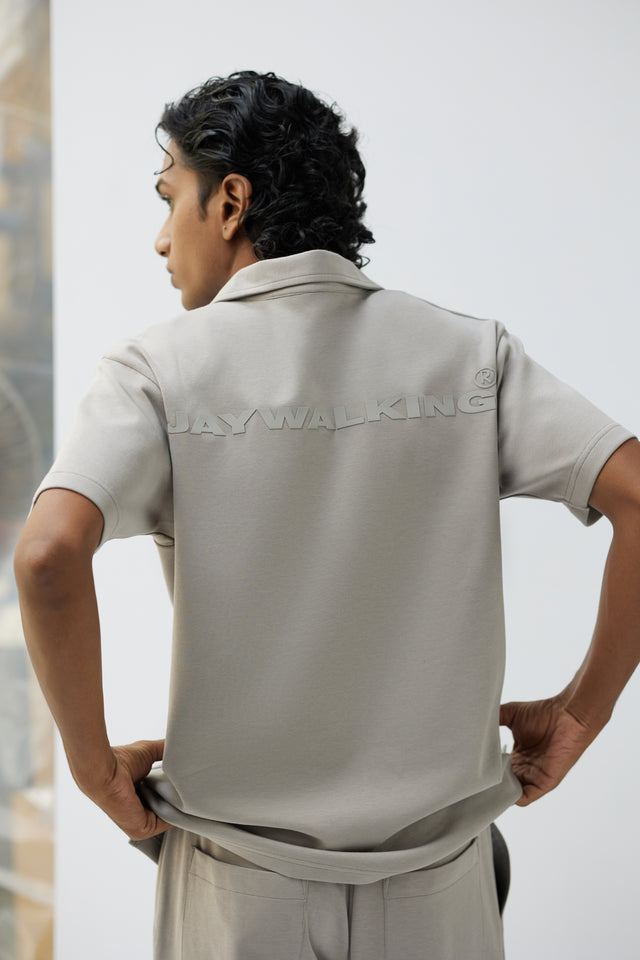 RICH POLO IN OYSTER GREY [UNISEX]