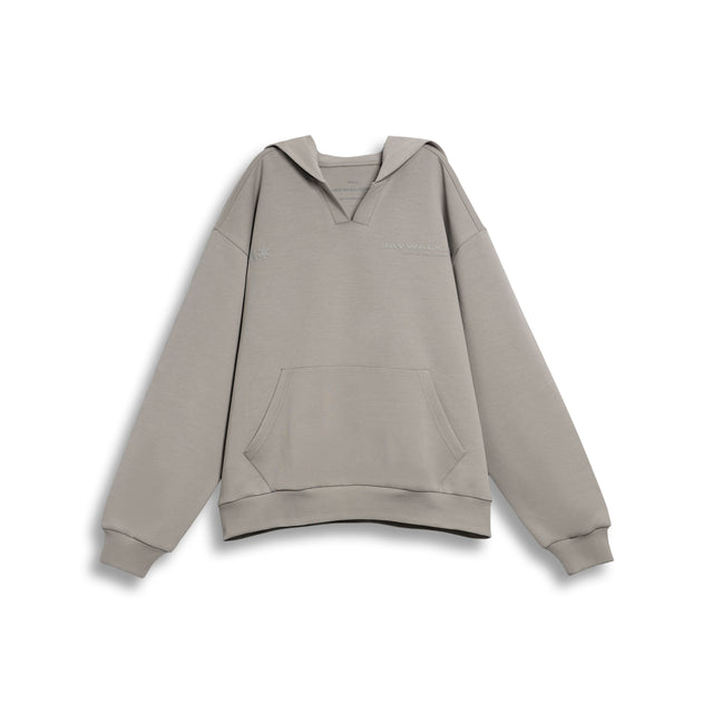 RICH HOODIE IN OYSTER GREY [UNISEX]