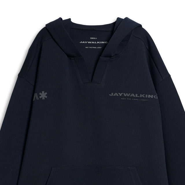 RICH HOODIE IN NAVY BLUE [UNISEX]