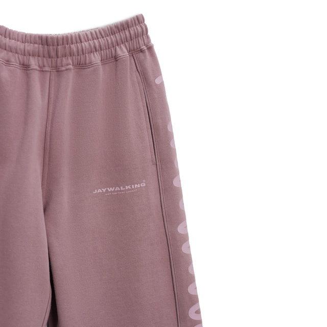 SQUIGGLY TRACK PANTS IN MAUVE [UNISEX]