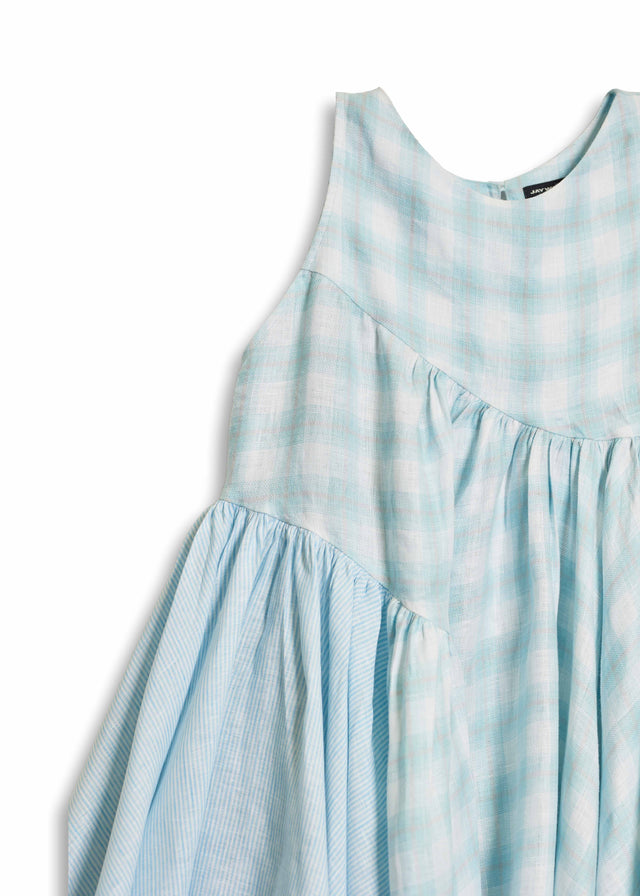 TWIRL TOP IN BLUE