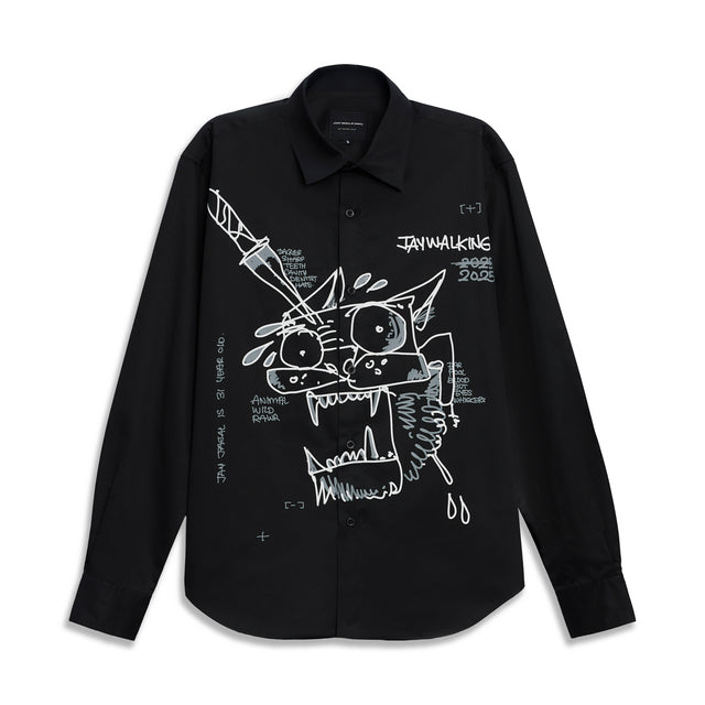 TIGER SHIRT IN BLACK [UNISEX]