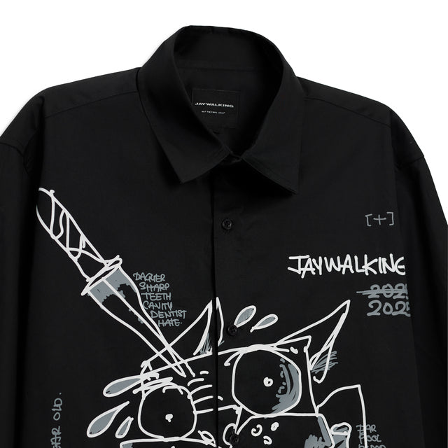 TIGER SHIRT IN BLACK [UNISEX]