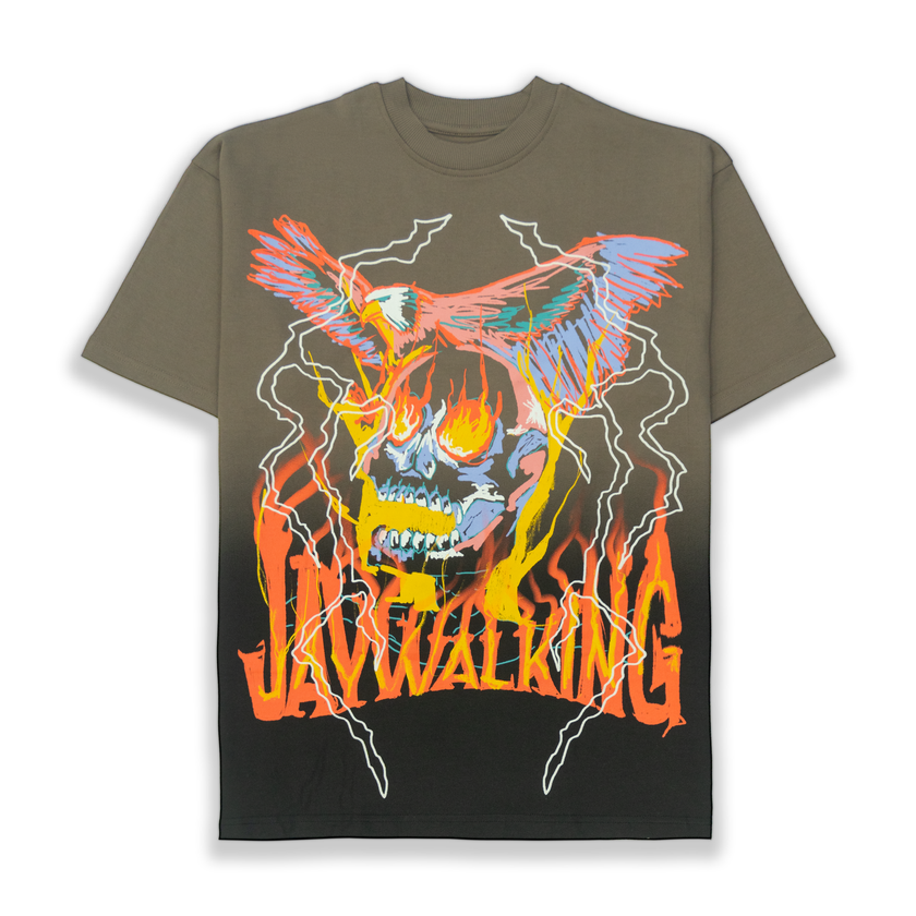 BURNOUT TSHIRT [UNISEX] JAYWALKING