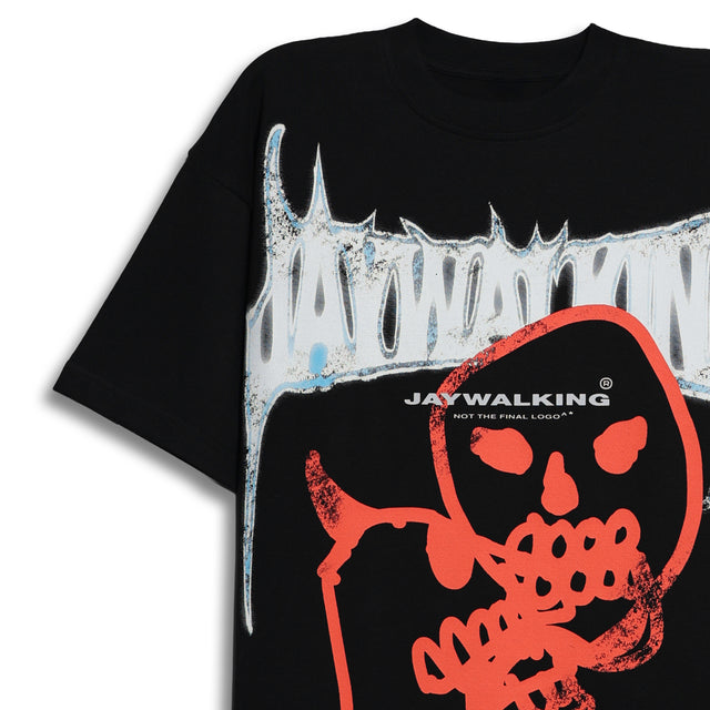 WARNING 2.0 T-SHIRT IN BLACK [UNISEX]