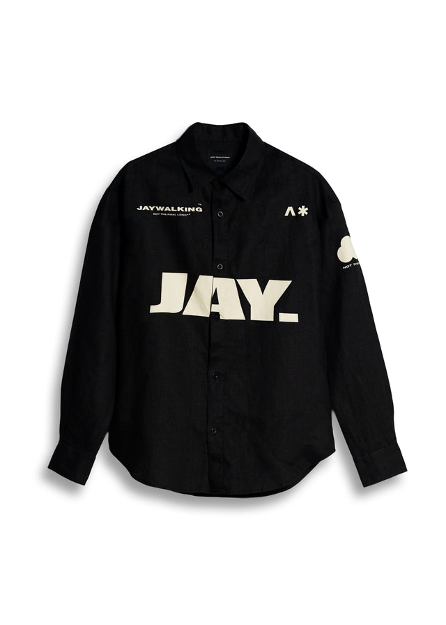 FRIENDS OF MR. WALKING SHIRT IN BLACK [UNISEX]