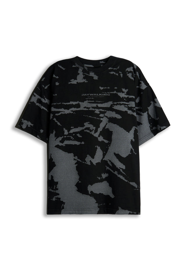 FAKE MELANGE IN BLACK [UNISEX]