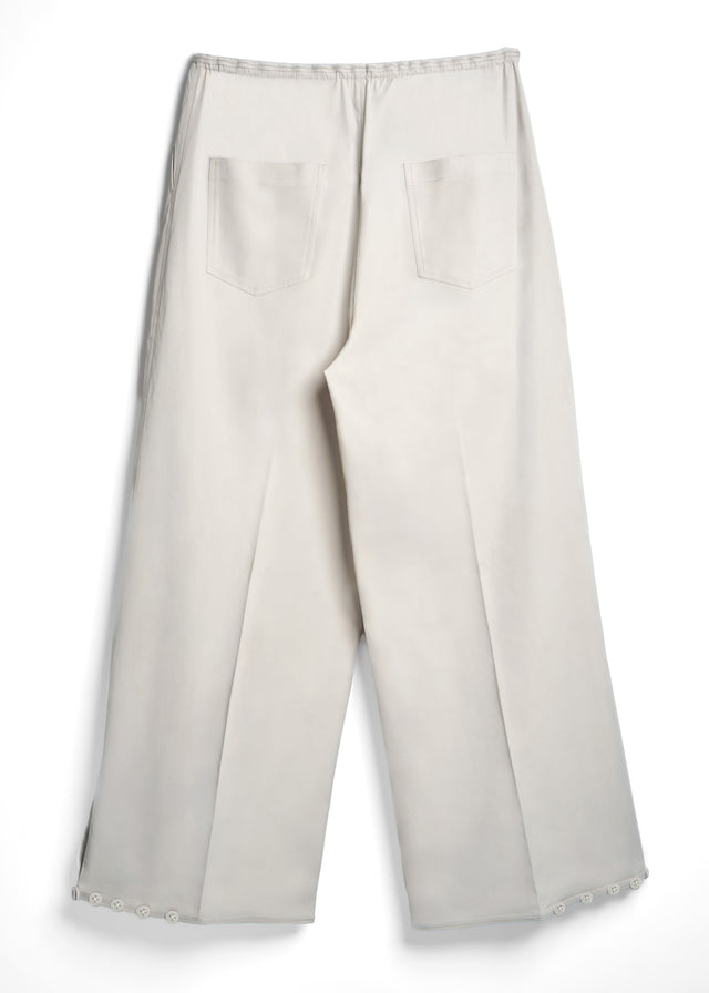 DRAWSTRING PANTS IN WHITE