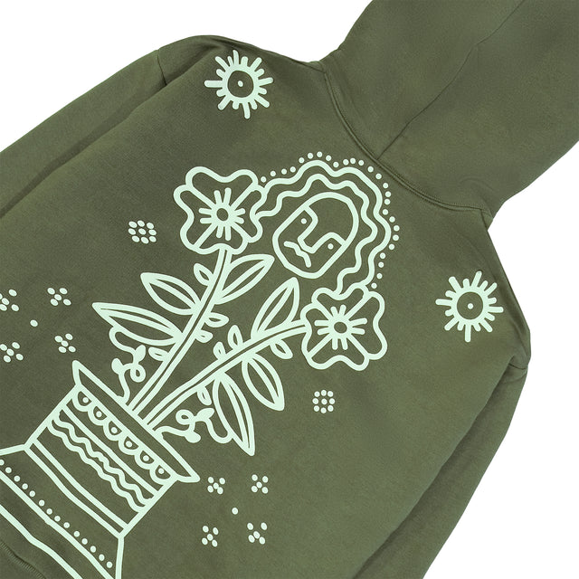 MOTHER NATURE HOODIE IN OLIVE [UNISEX]