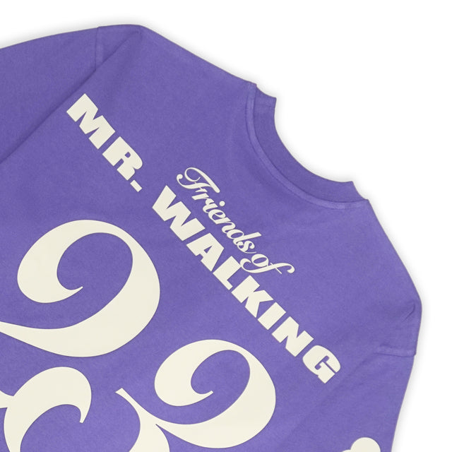 FRIENDS OF MR. WALKING T-SHIRT IN PURPLE [UNISEX]